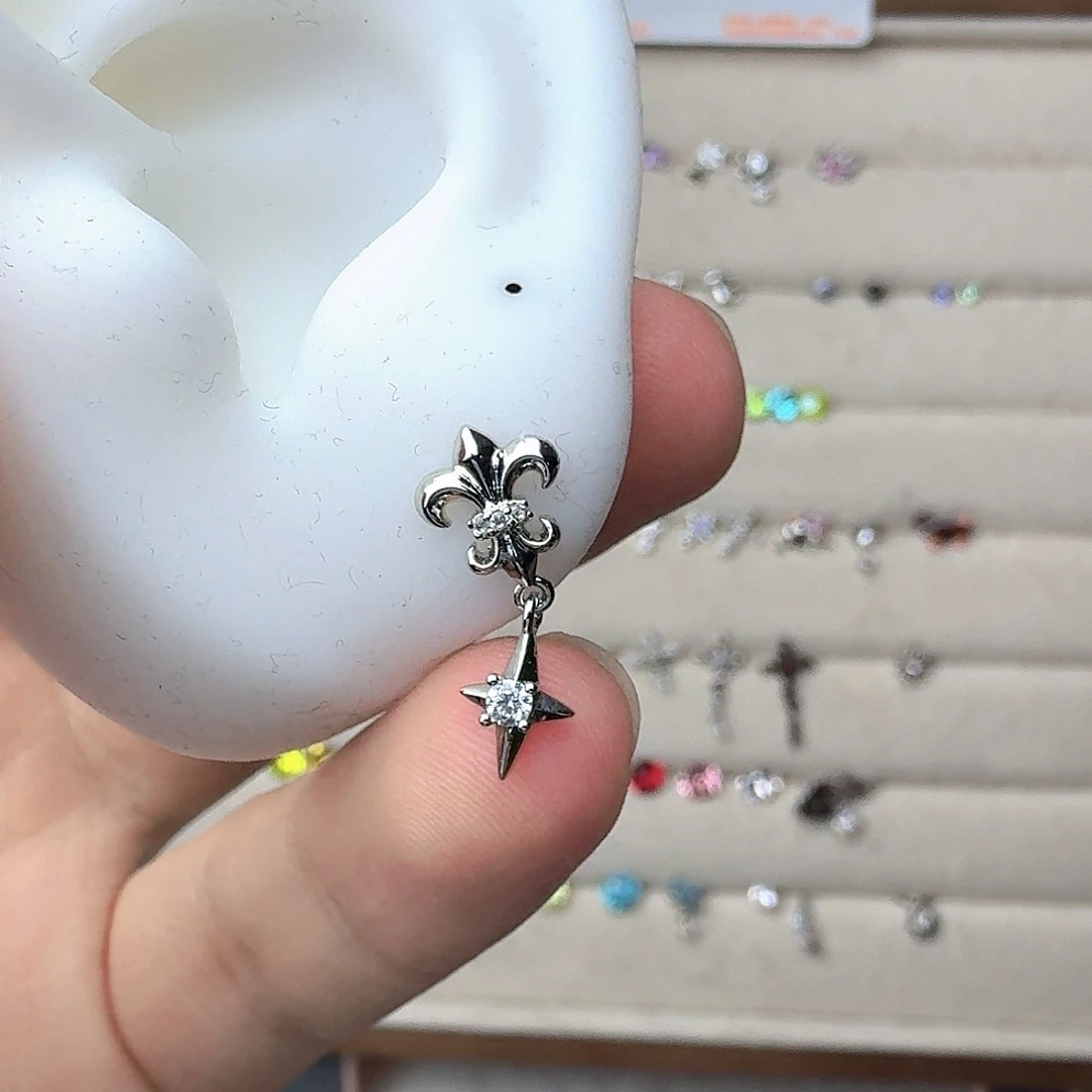 锆石钛钢合金克克四芒星