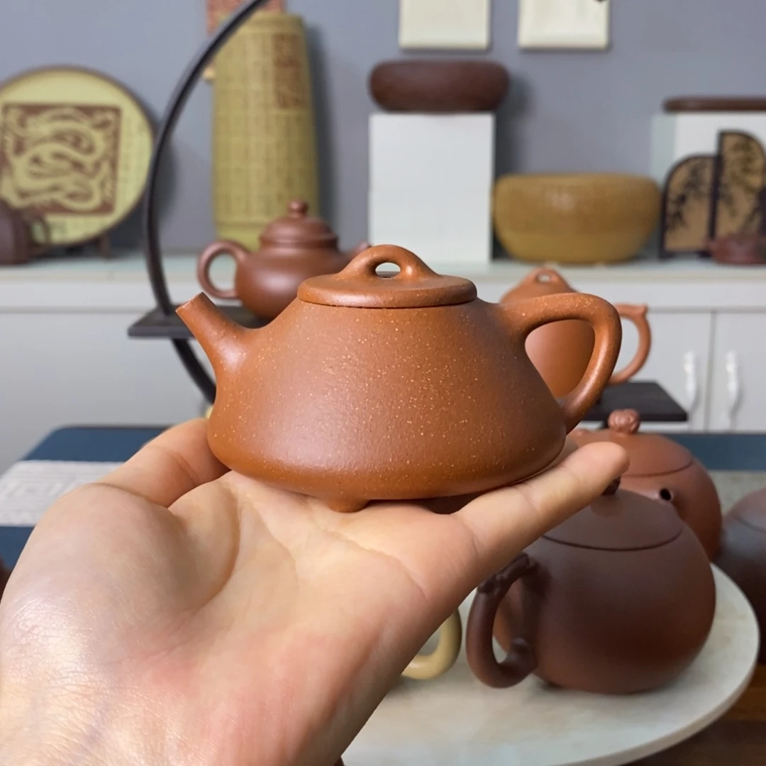 紫砂茶壶汪**斯宜兴本山绿泥120cc