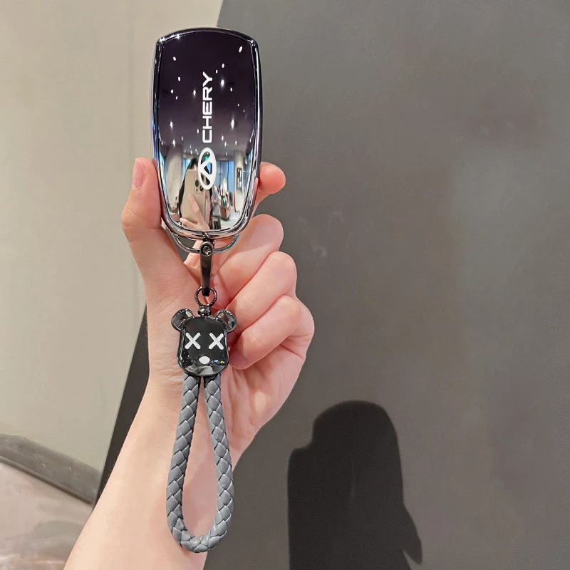 奇瑞探索06CDM钥匙套瑞虎8全包5PLUS欧萌达链风云A8壳9CDM车扣新