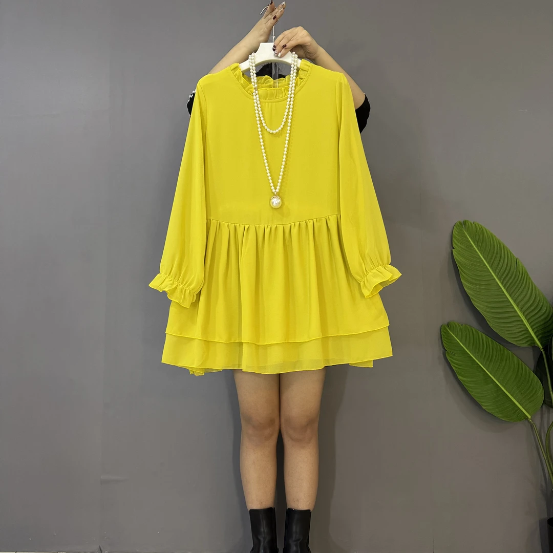 早春新款时尚宽松百搭遮臀显瘦大衫