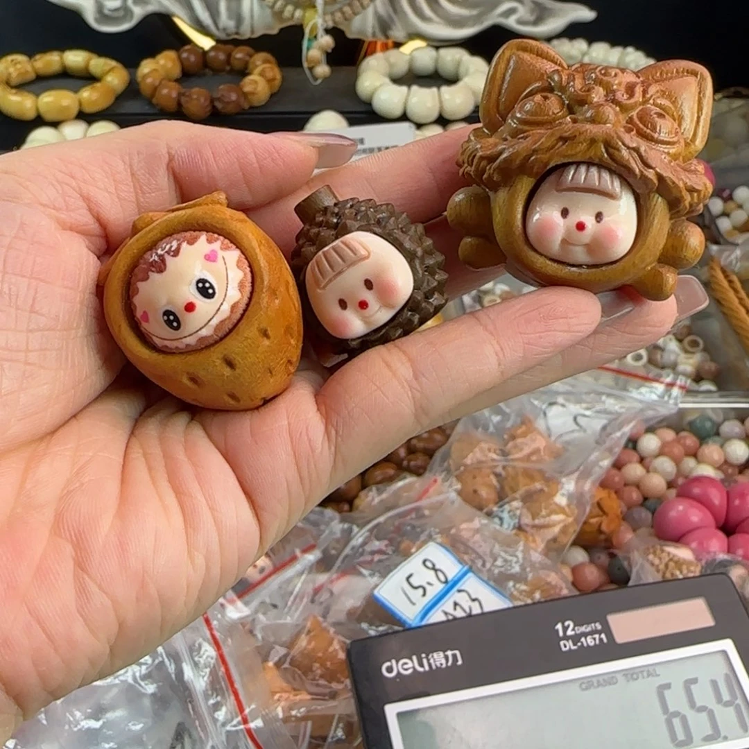 木质醒狮多美哪1个榴莲多妹1个草莓拉布布1个