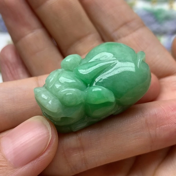 颈饰未镶嵌翡翠彩**姐翡翠
