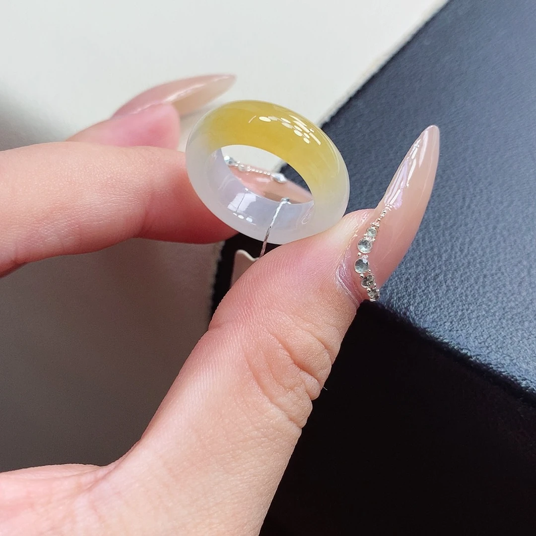 翡翠戒指未镶嵌7号