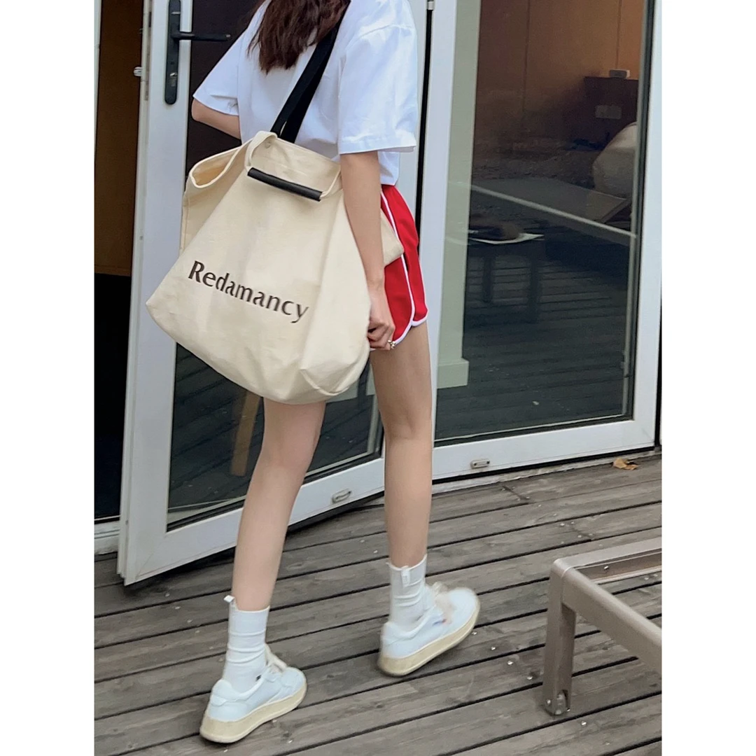 Zssz托特包简约百搭字母单肩包大学生韩版手机袋单根文艺休闲通勤