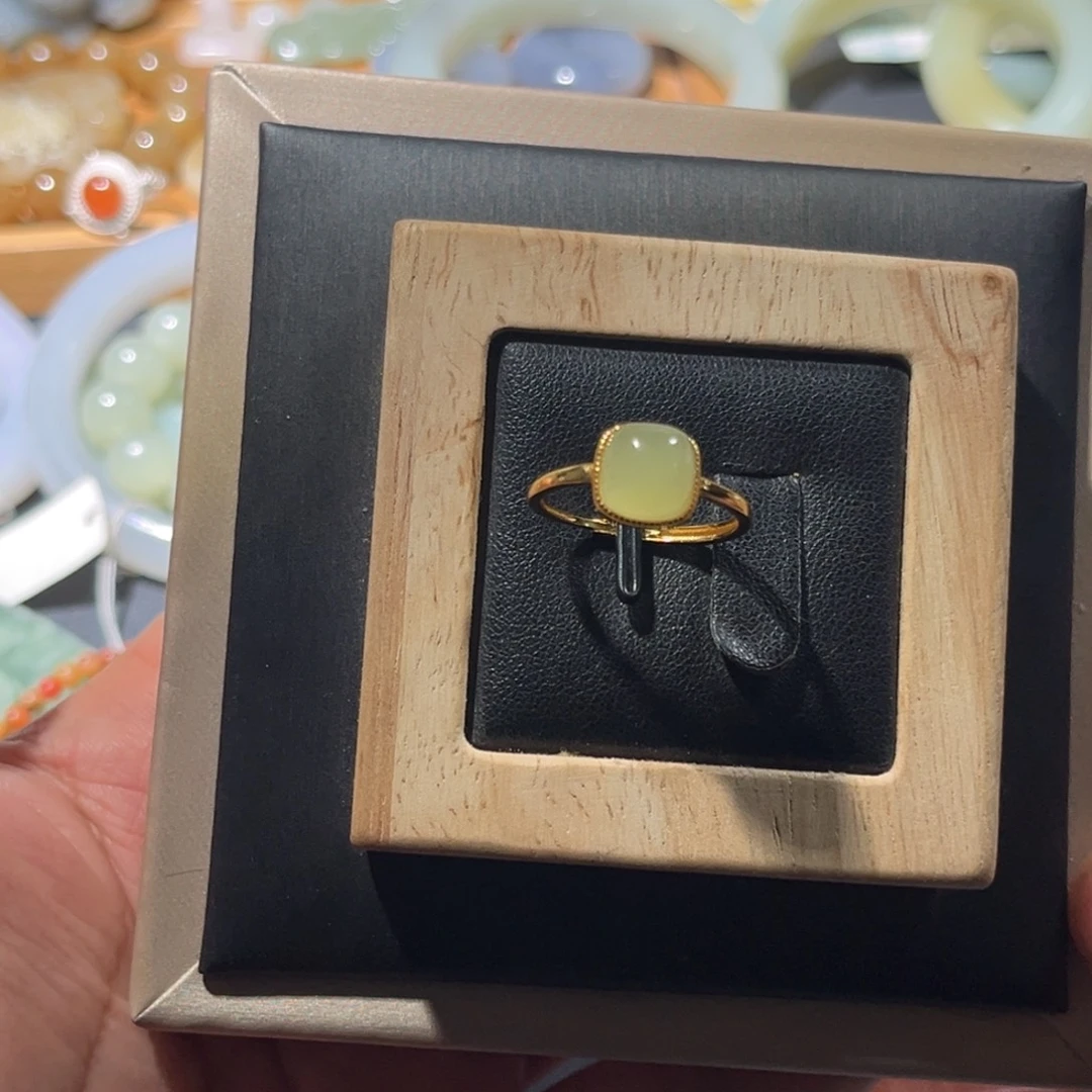 时***妙和田玉银S925镶嵌珠宝半成品