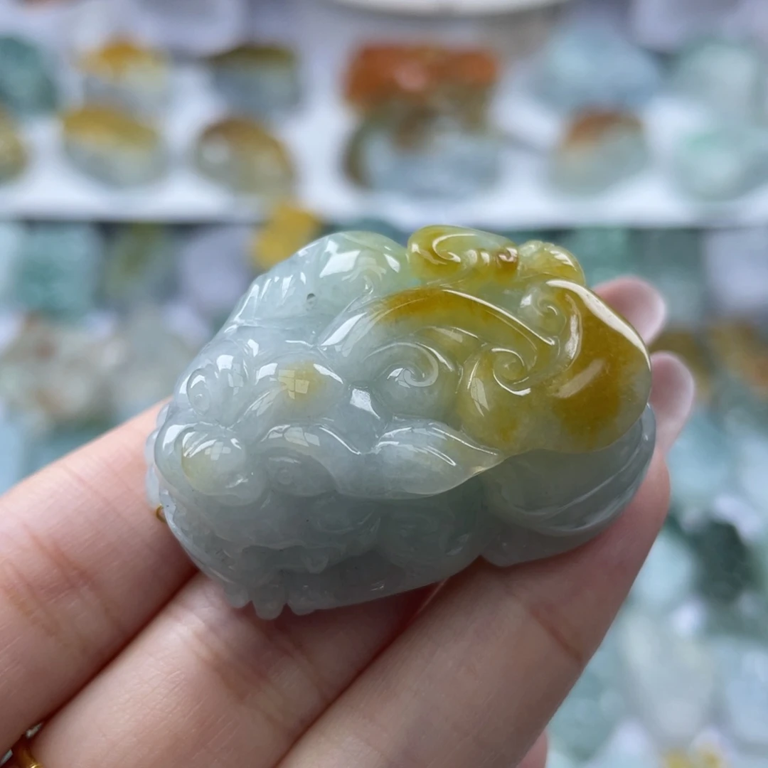 颈饰未镶嵌翡翠貔貅43