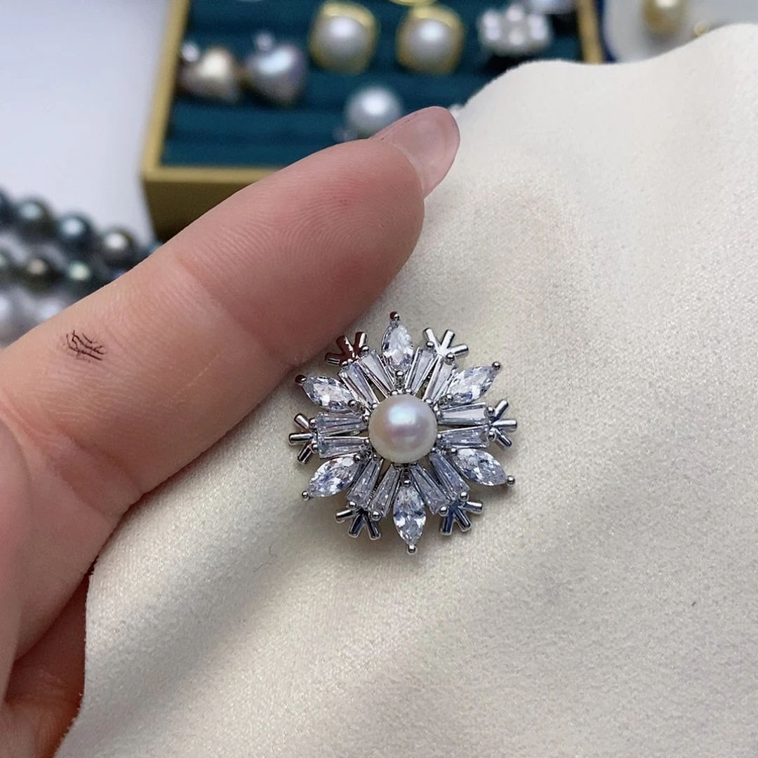 【闪购商品】海水珍珠胸针未镶嵌89