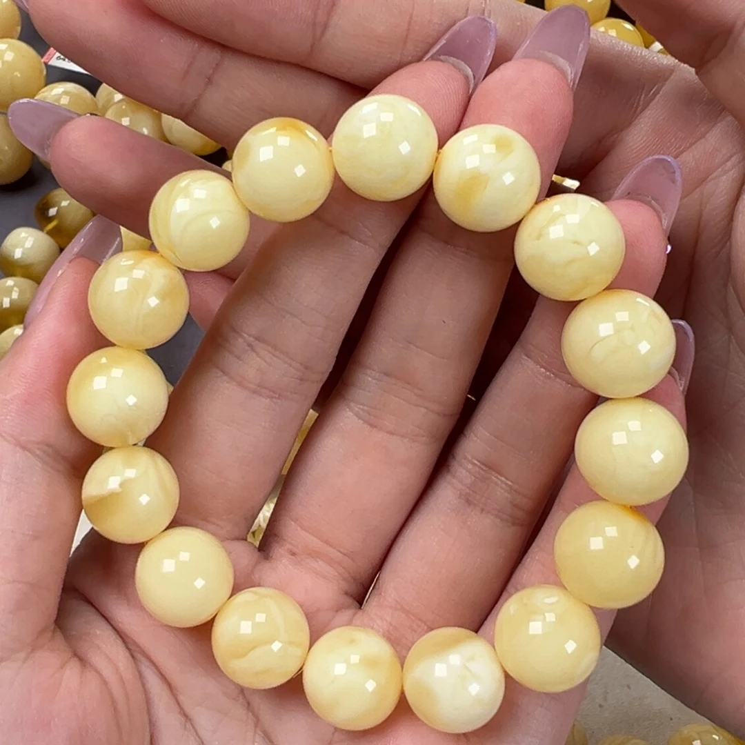 未镶嵌琥珀手链21浓蜡