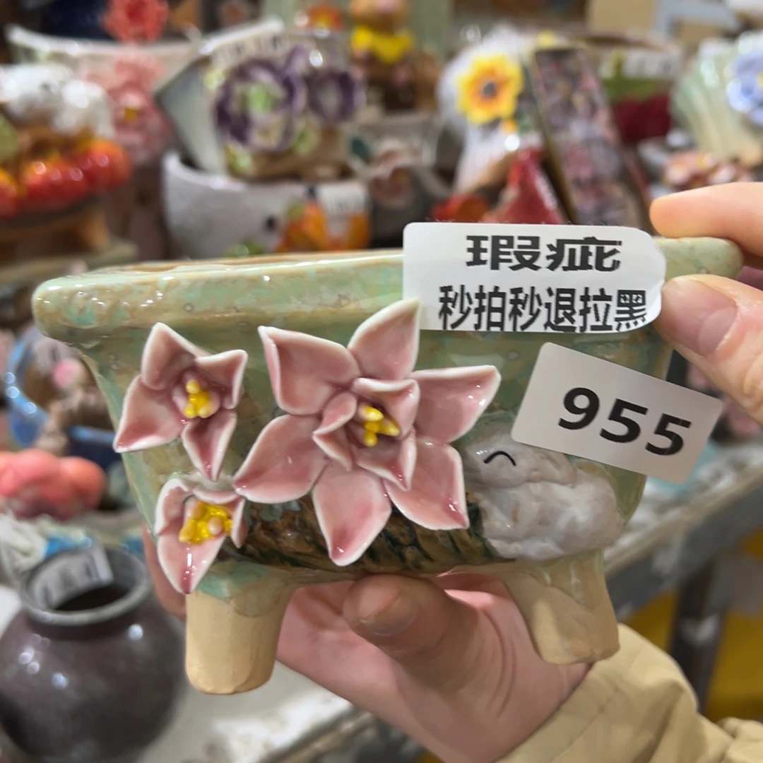 瑕疵955 满20发花盆爱退拉黑