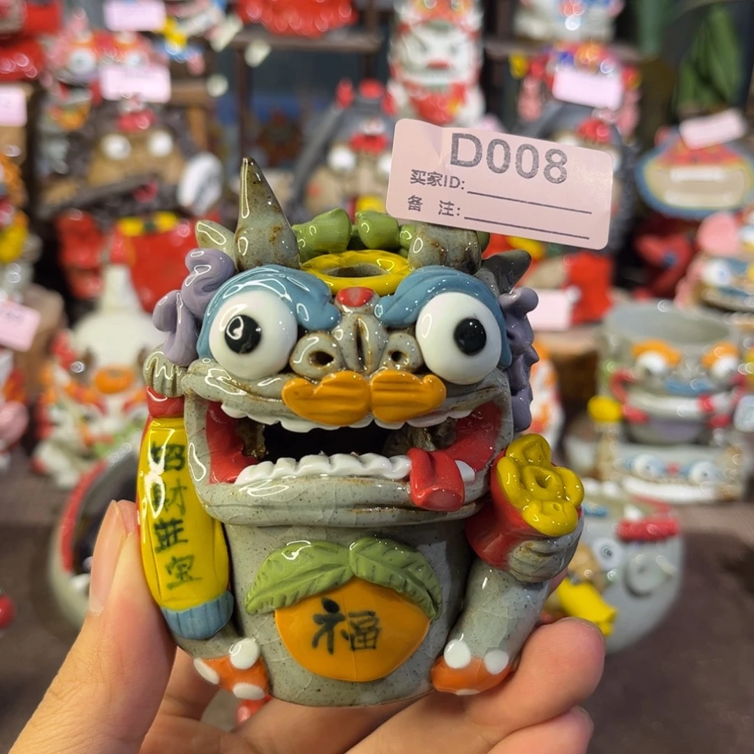 泥塑纯手工茶宠摆件