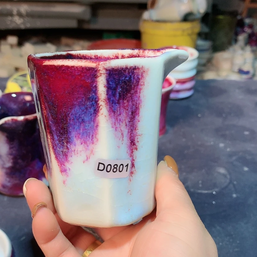 【闪购商品】畅**岛钧瓷主人杯摆件工艺品