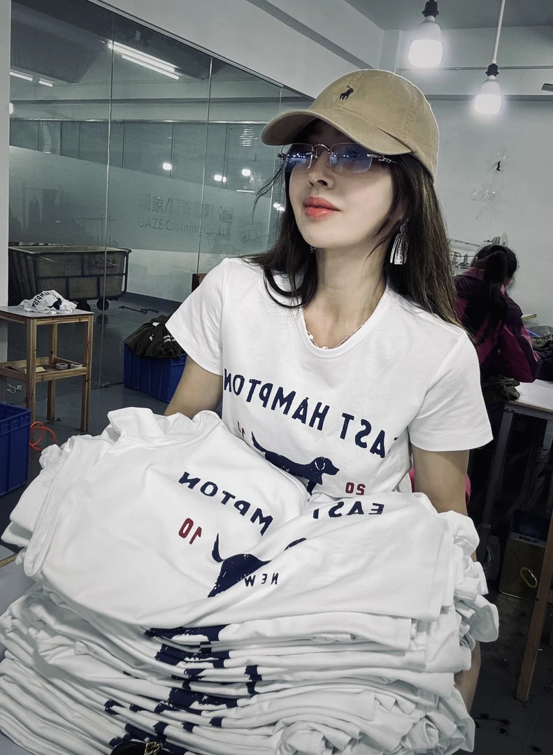 【Azlg】  显瘦舒适感 美式小狗T恤53520