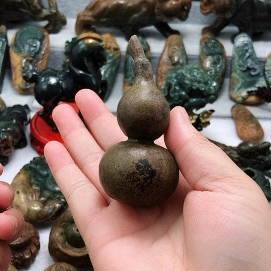 岫岩河磨玉（透闪石质玉）把件未镶嵌