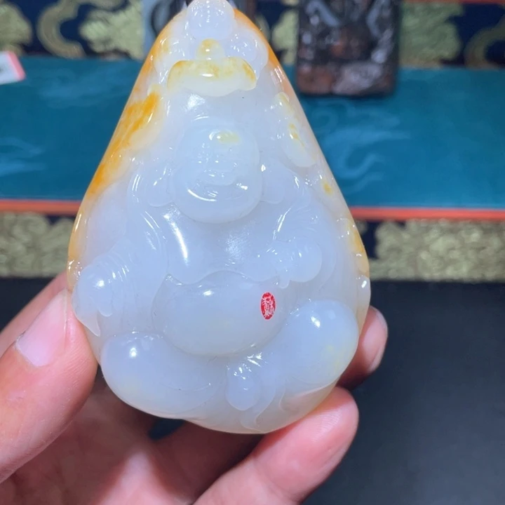 和田玉未镶嵌颈饰J
