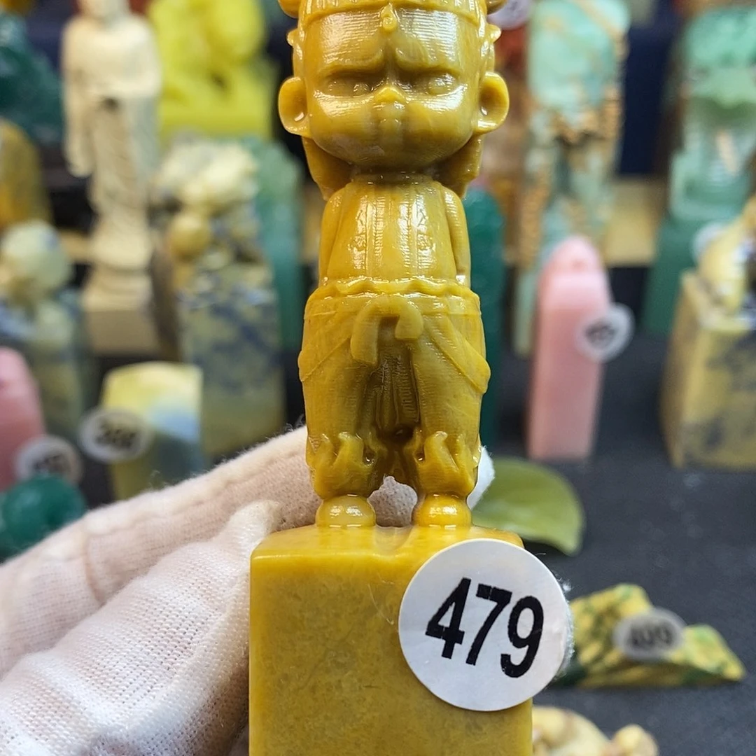 青田石篆刻艺术家的作品