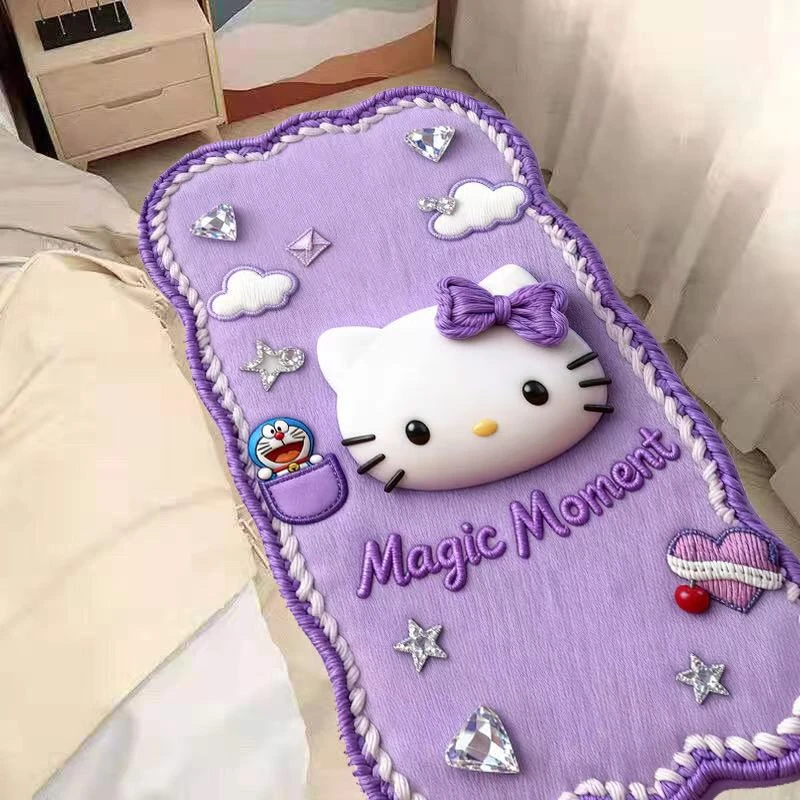 K112【新人福利】卧室床边地毯高级感长条加厚主卧羊绒毯儿童床边毯