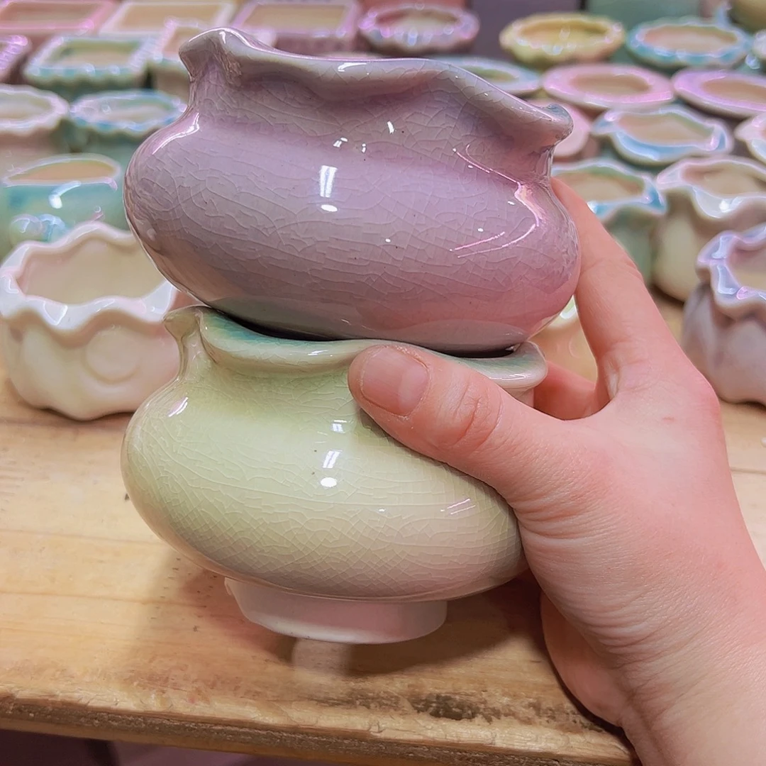 陶瓷花盆当场凑满12包邮