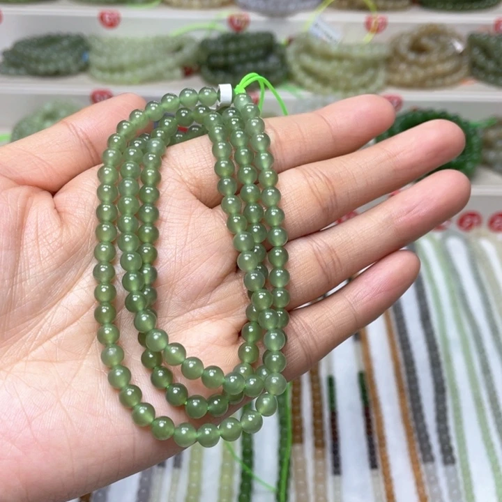 和田玉颈饰未镶嵌5mm