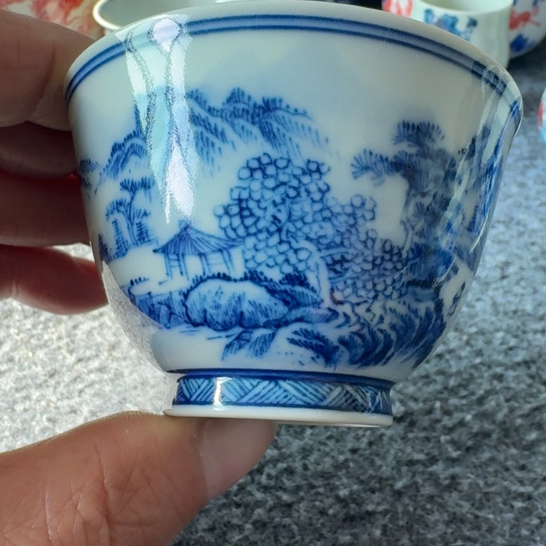 现代景德镇陶瓷手绘茶具