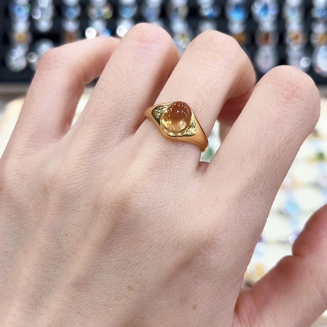 水晶金色拖不保色介意慎拍银托不掉色银S925镶嵌福利