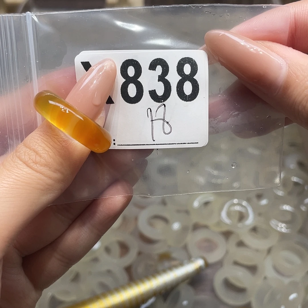 玛瑙/玉髓未镶嵌戒指838