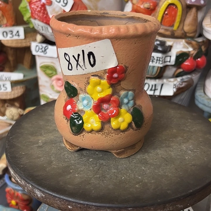 粗陶材质多肉花盆