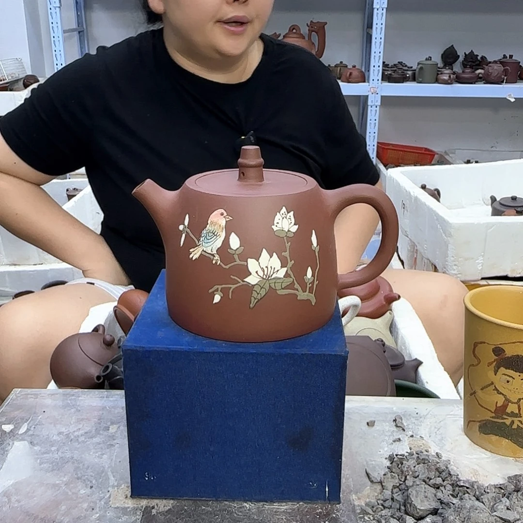 茶壶紫砂宜兴紫砂壶壶瑕疵处理