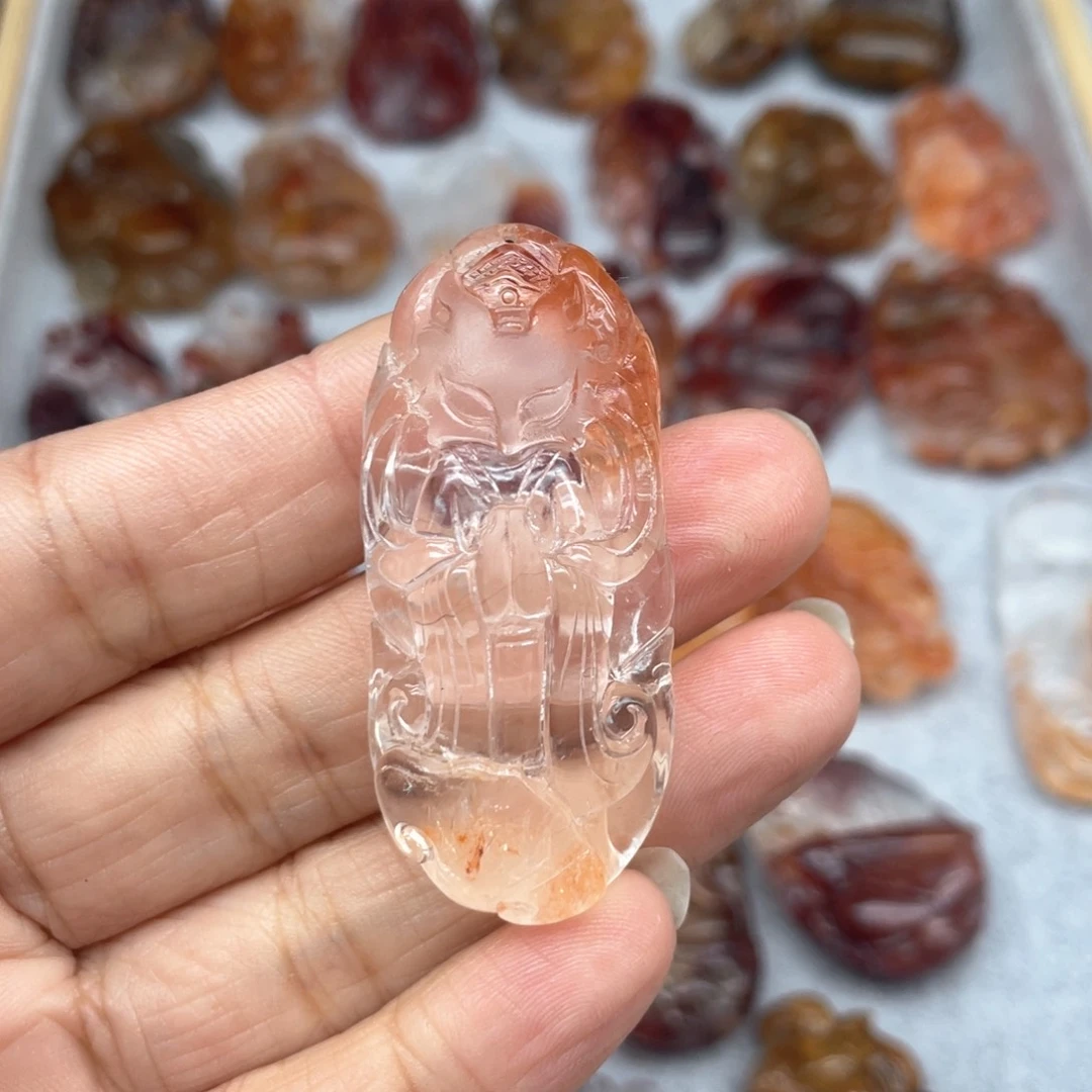 水晶吊坠(不含链)未镶嵌欧**比