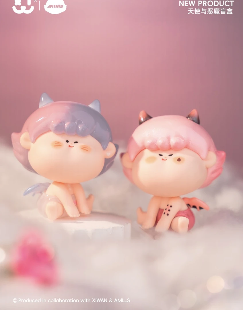 【踩后3位数】阿玛莉莉丝天使与恶魔盲盒可爱公仔