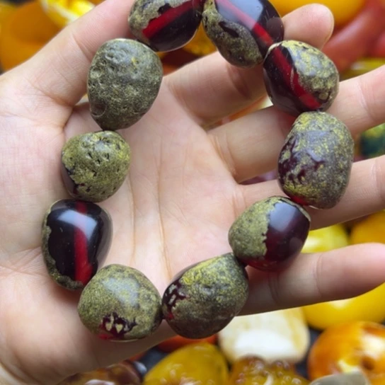 未镶嵌琥珀手链蜜蜡