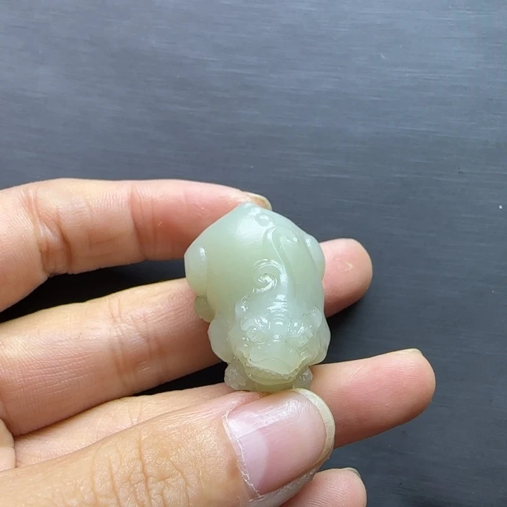 快***、和田玉未镶嵌挂件