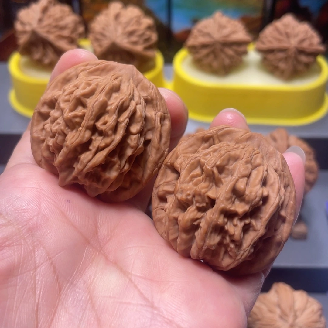 把件文玩核桃爆肉狮虎兽41