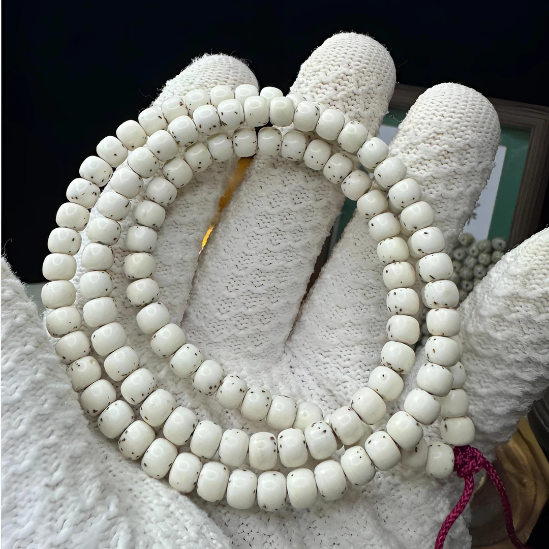 海南原生态星月菩提数星星5*6手串星月菩提手串长串