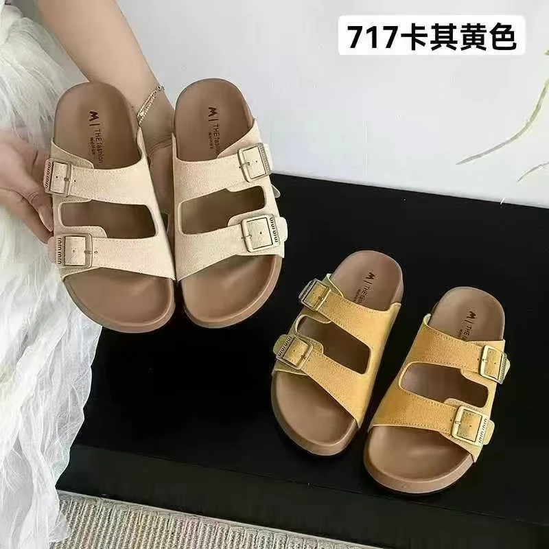 717凉拖勃肯鞋女鞋外穿2025夏季新款鞋休闲时尚凉鞋