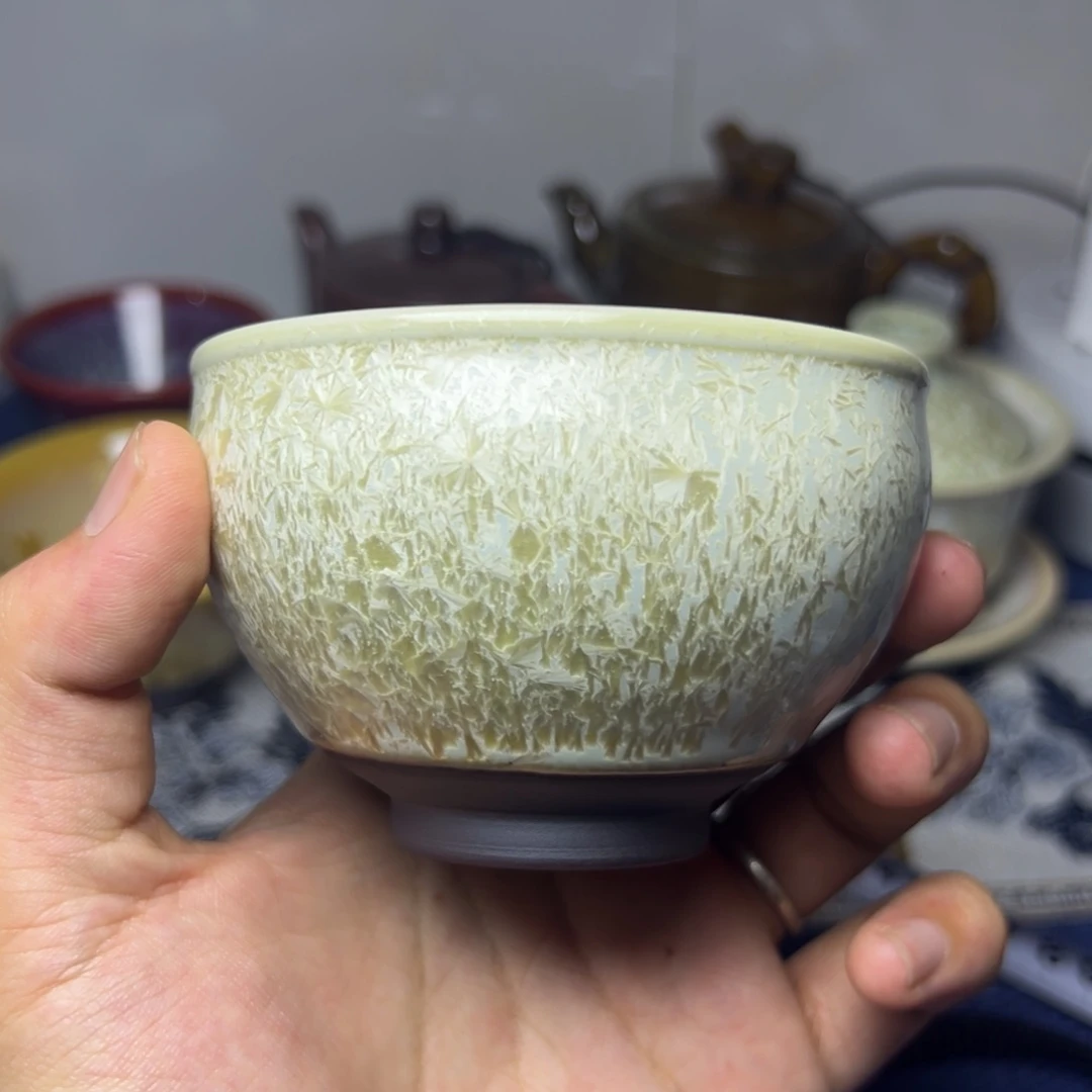 建阳建盏喝茶主客杯