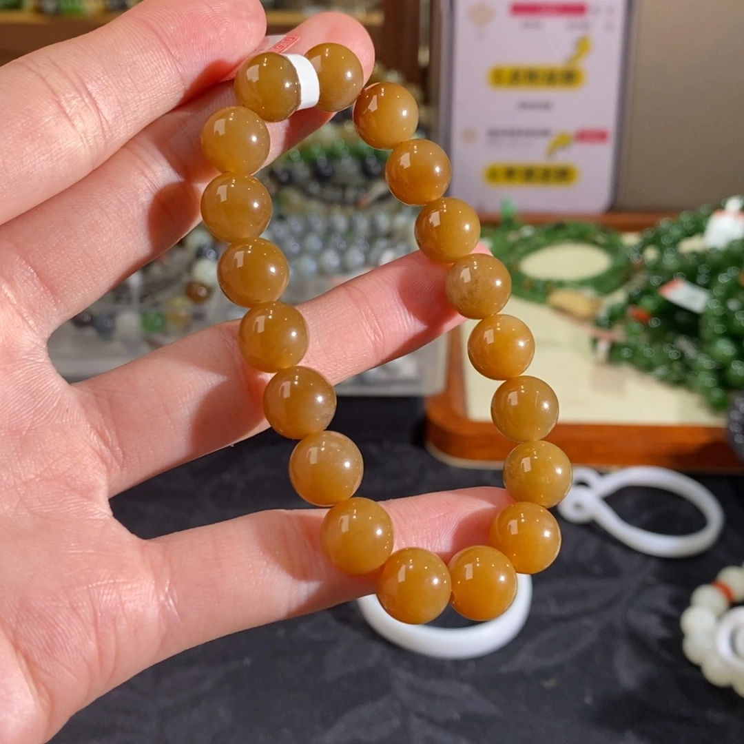 和田玉手链未镶嵌@*