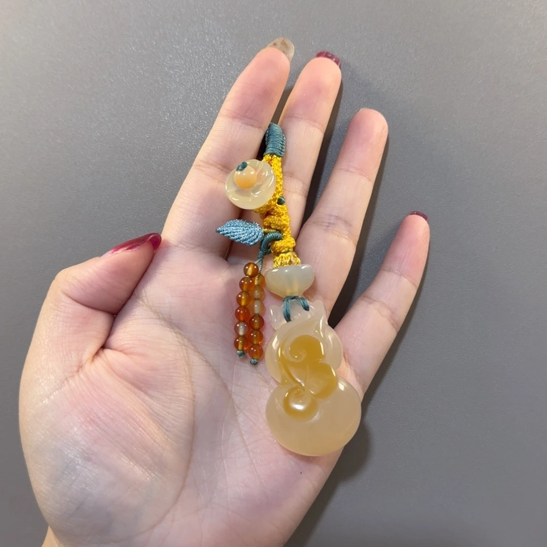 未镶嵌钥匙挂件玛瑙/玉髓