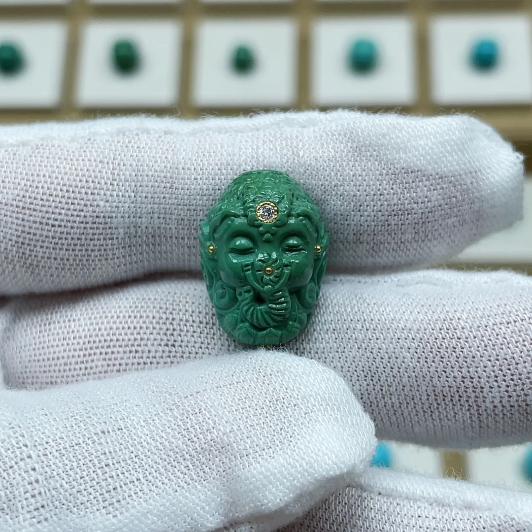 绿松石珠宝奇石未镶嵌