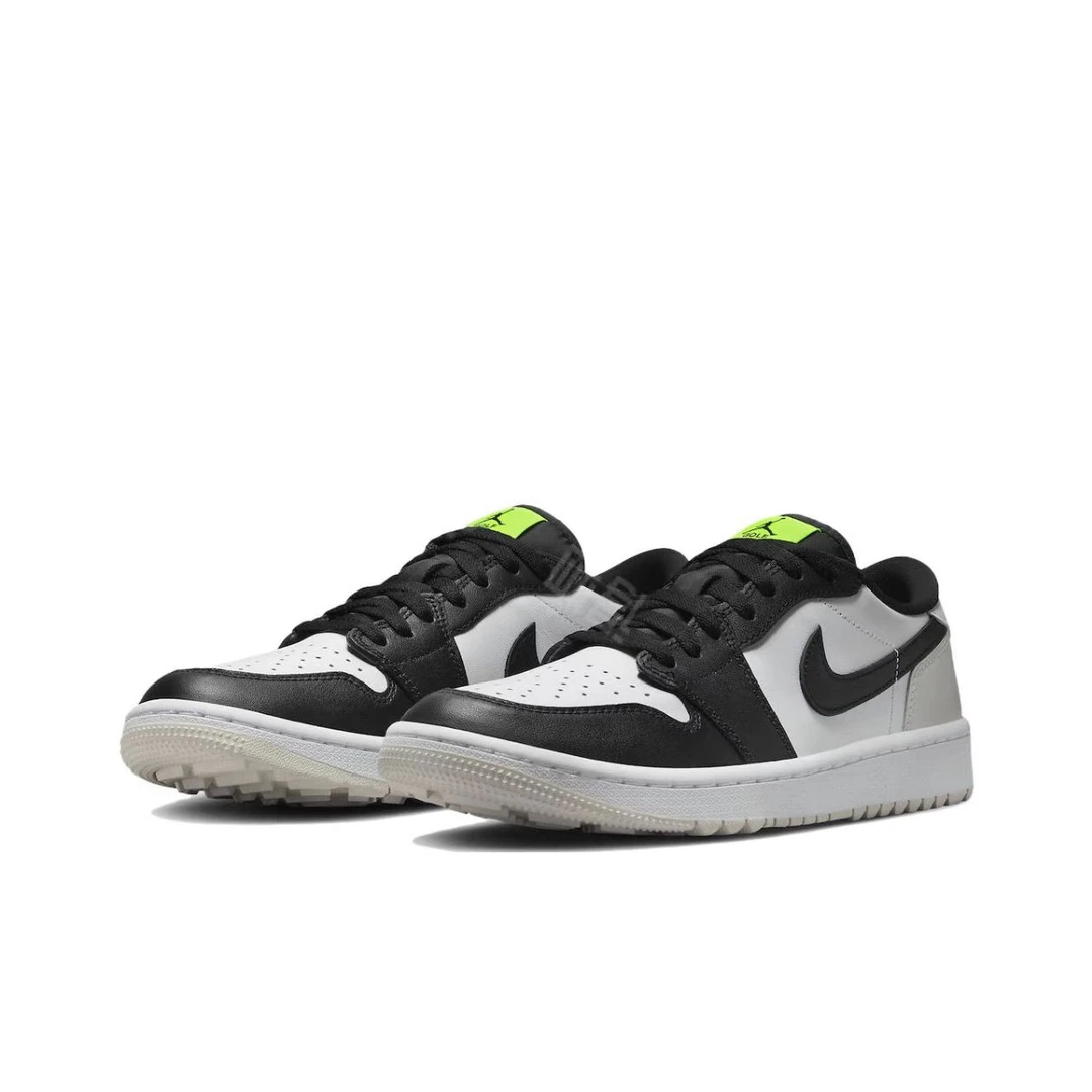 NIKE/耐克正品AJ1 Golf黑白高尔夫休闲板鞋男款DD9315-108流光风