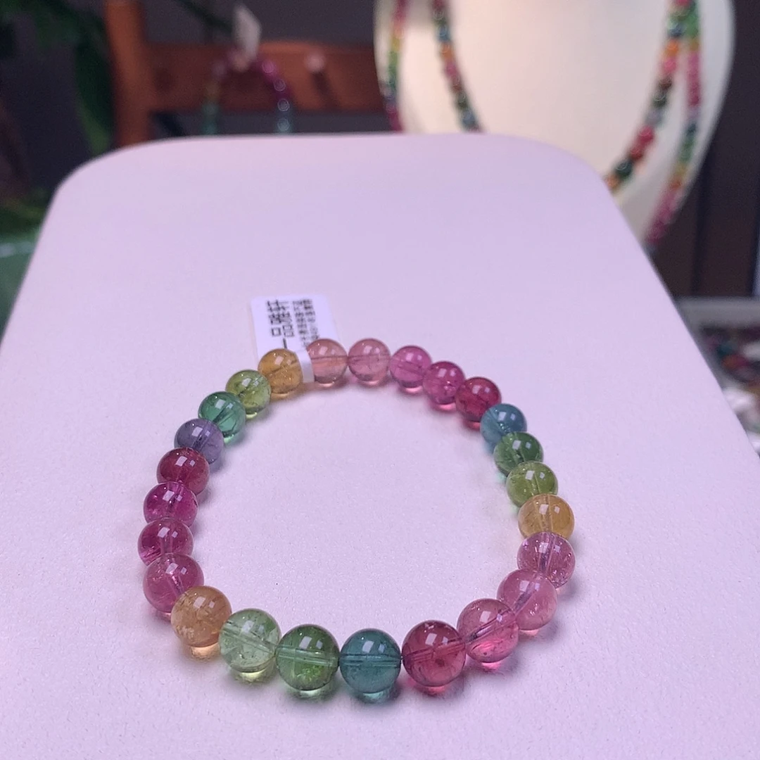 碧玺手串未镶嵌碧玺