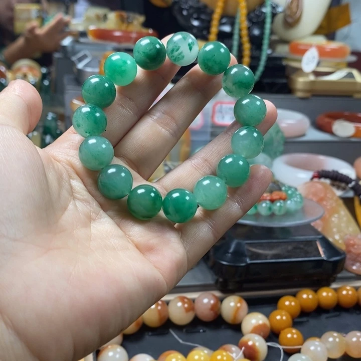石英质玉（黄龙玉）未镶嵌手镯