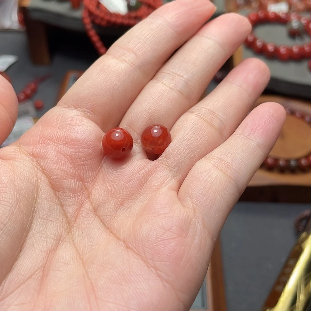 未镶嵌单珠9多样性发1南红玛瑙