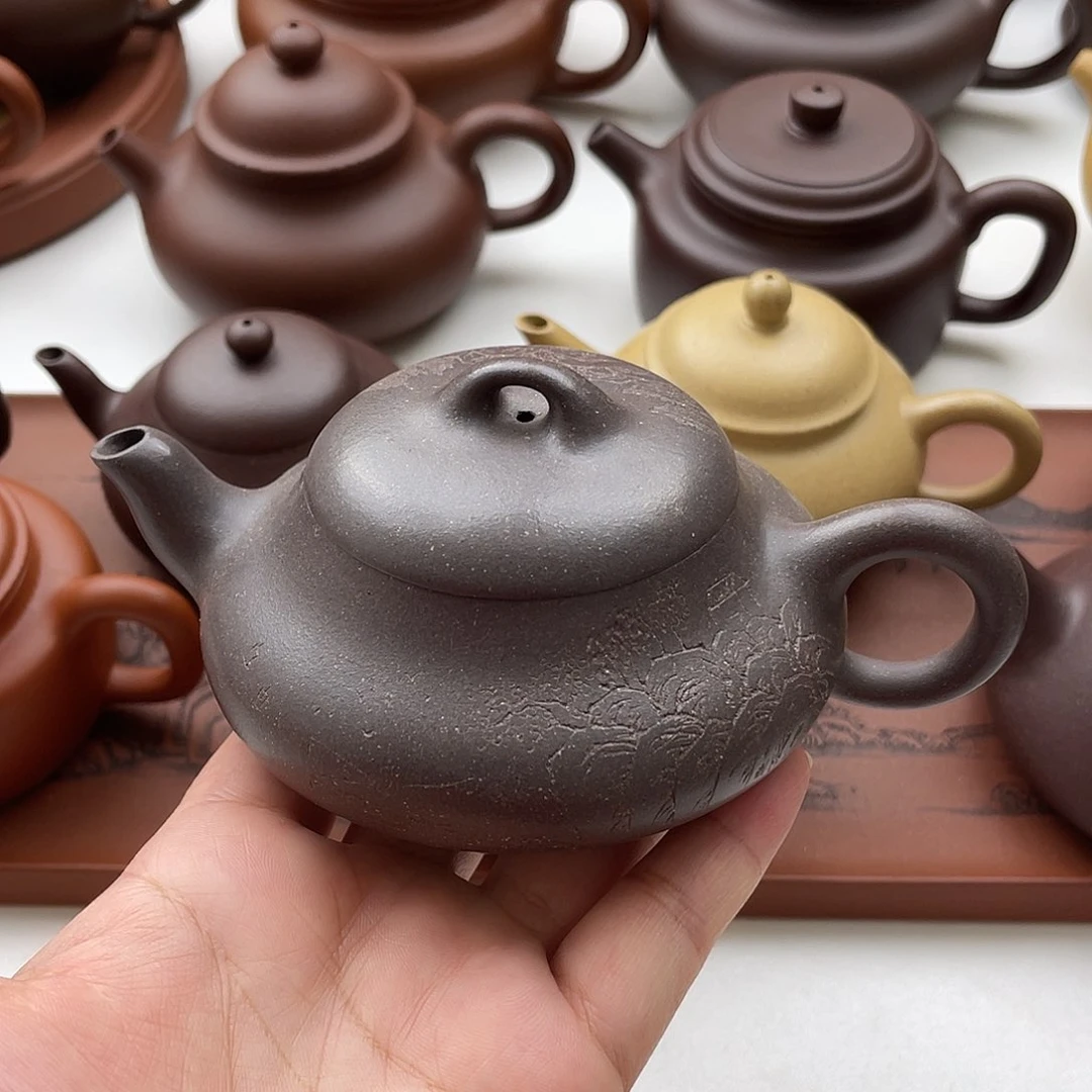 茶壶紫砂宜兴紫砂微瑕微瑕