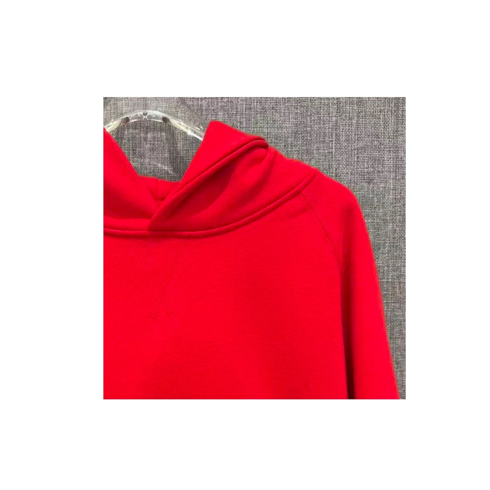 【一抹正红】帽衫毛圈柔软冬日温柔款口袋卫衣BC314