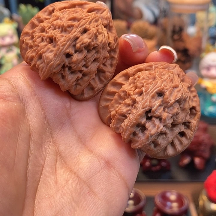 吊坠文玩核桃43全品三角白