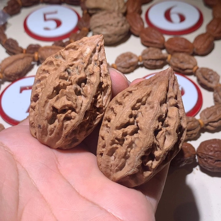 千***鲤文玩核桃吊坠东北7