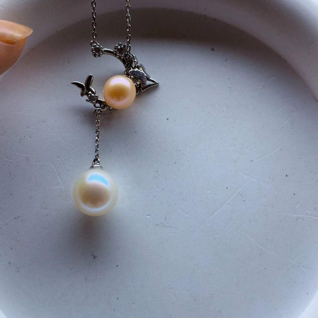 画框淡水珍珠银S925镶嵌