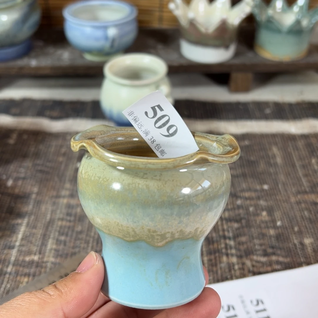 红陶景德镇手工花盆