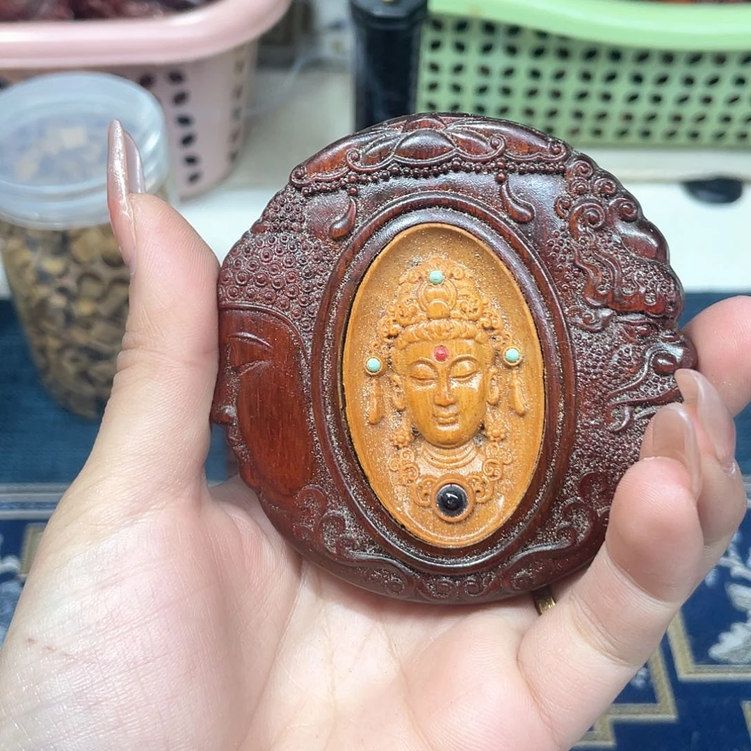 维腊木（绿檀）无事牌