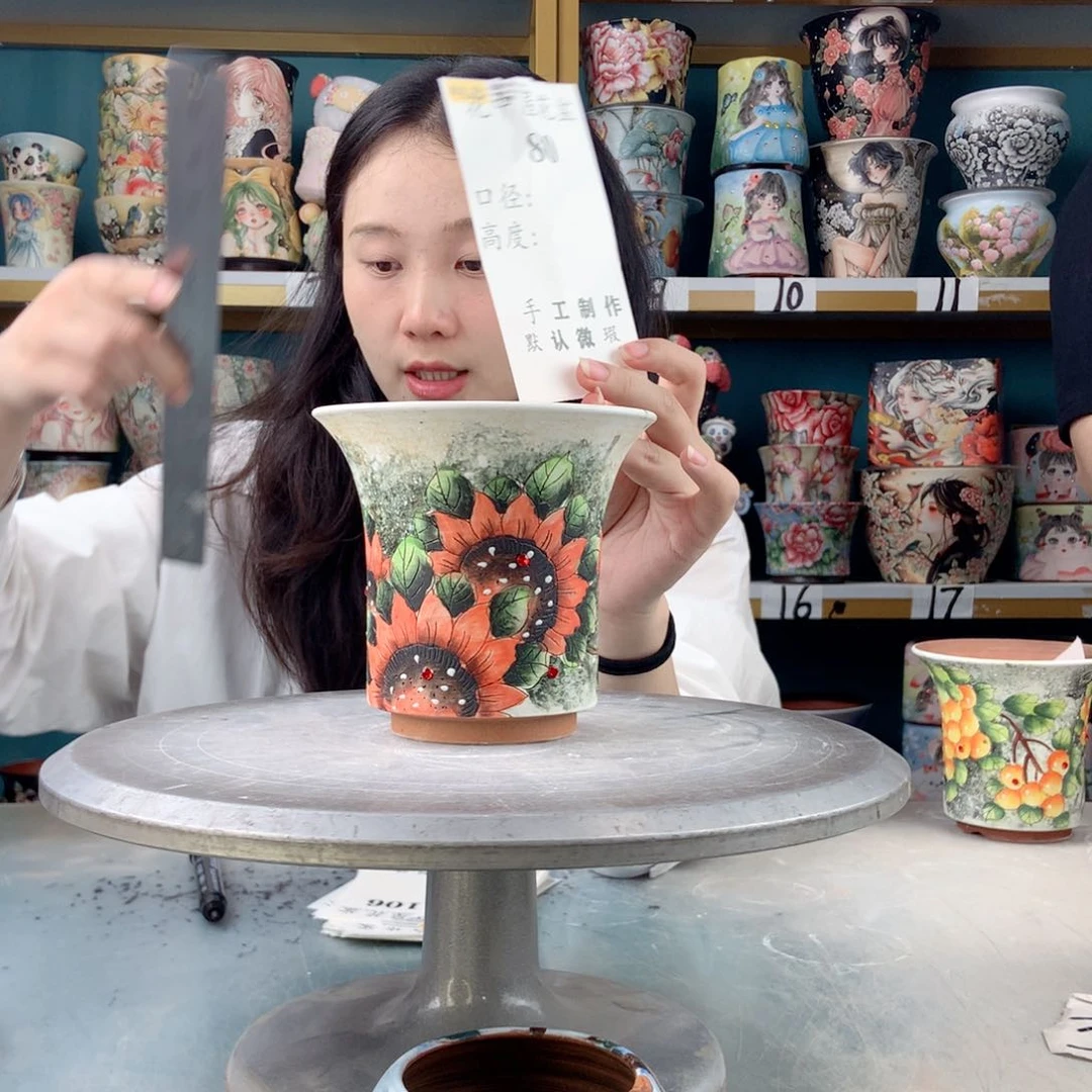 罐景德镇手工瑕疵80